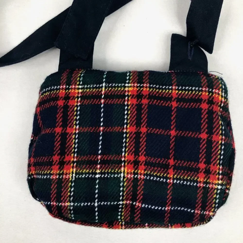 Girls Plaid Mini Crossbody Bag